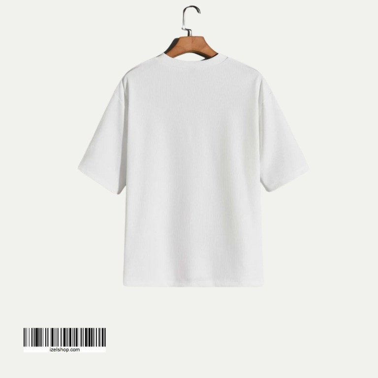 Drop Shoulder T-Shirt White