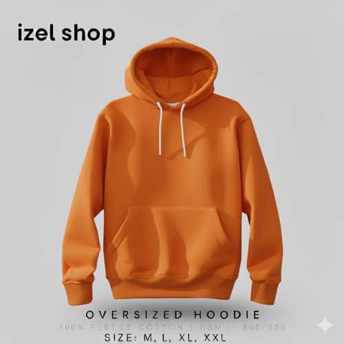 Solid Color Premium Hoodie for Men – Casual Streetwear (black)