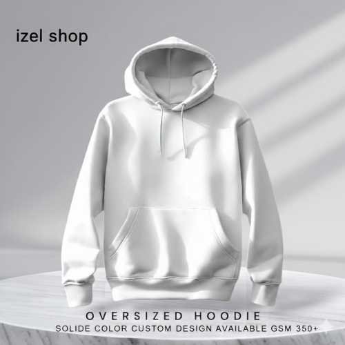 Solid Color Premium Hoodie for Men – Casual Streetwear